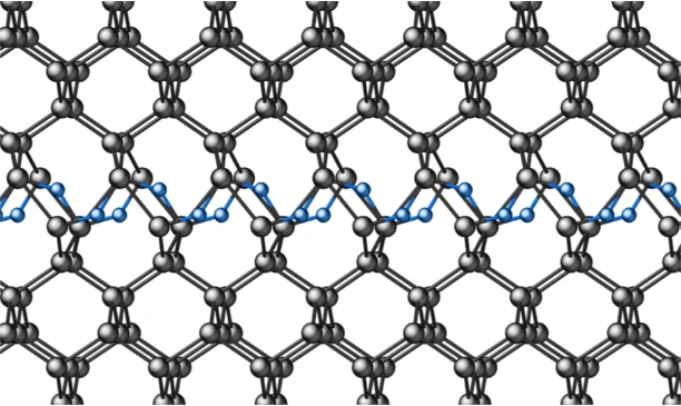 MST atomic structure: oxygen-containing layers inside the silicon lattice